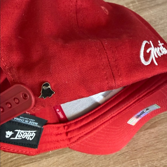 Ghost Red Racing Logo Cap with Emblem - Picture 5 of 7